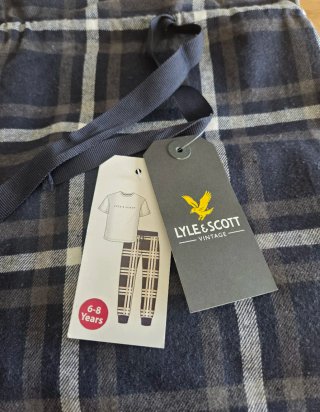 Pijama Lyle & Scott Niño Talla S (Nuevo)