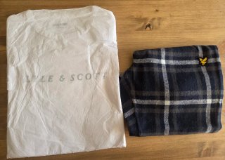 Pijama Lyle & Scott Niño Talla S (Nuevo)