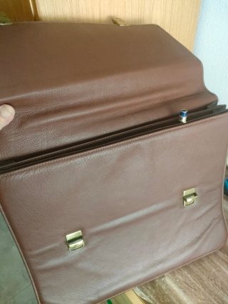 Maletín ejecutivo SMAC piel marrón