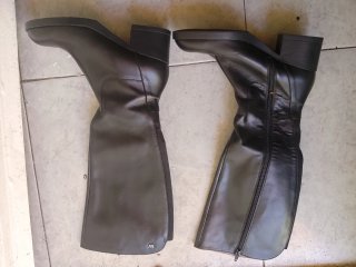 Botas altas Wonders negras T38