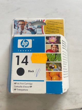 Cartucho Tinta HP 14 Negro