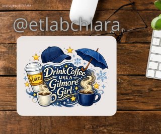 Tappetino Mouse Drink Coffee Like a Gilmore Girl