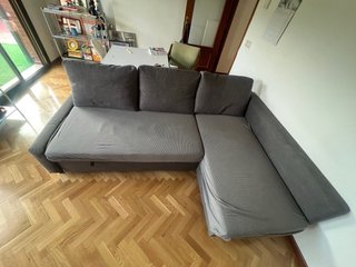 Sofá Cama Chaise Longue IKEA FRIHETEN Gris