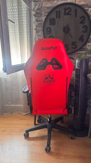 Sedia da Gaming AutoFull Rossa e Nera