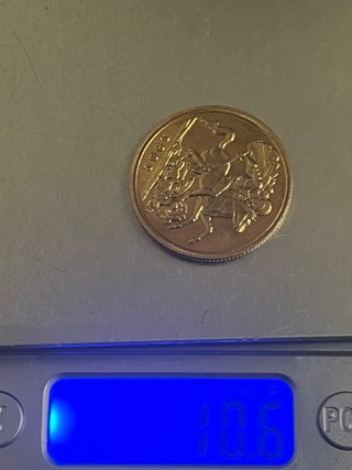 Moneda Oro Soberano Eduardo VII 1902
