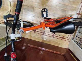 Bicicleta Topbike 16 Plegable Naranja