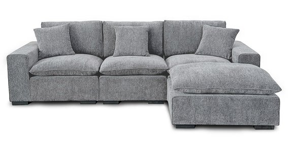 Sofá Modular Gris 275cm