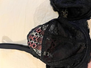 Lote 2 sujetadores negros encaje