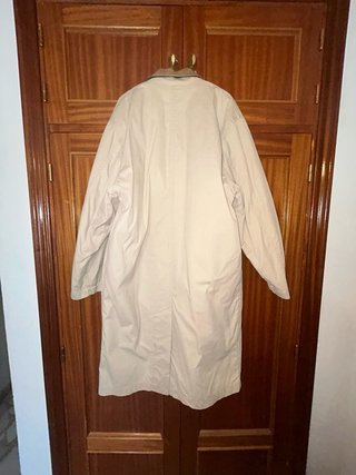 Anrigo Beige Trench Coat talla 52 Massimo Dutti