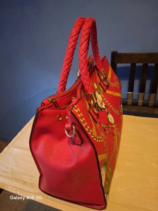 Liu Jo Borsa Rossa Fantasia Floreale