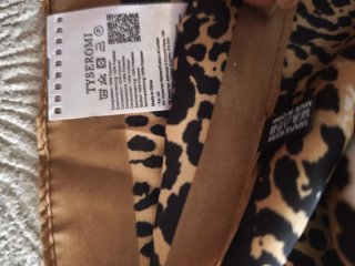 Pañuelo con estampado de leopardo