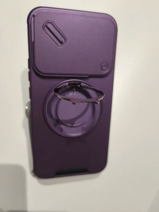 Funda Xiaomi 15 T Morada con Anillo