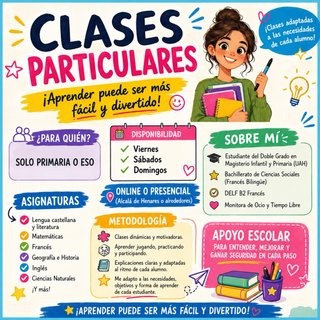 Clases particulares Primaria y Eso