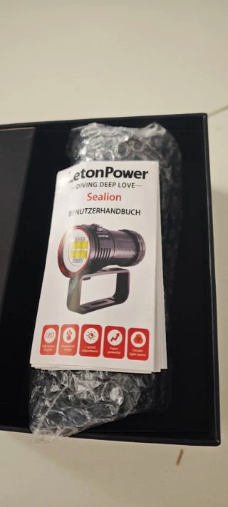 Linterna de buceo Sealion L24 12000 lux