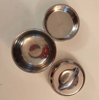 Portavivande acciaio piccolo