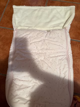 Saco para silla de paseo estrellas rosa