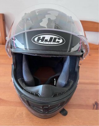 Casco HJC Moto Talla M Camuflaje Rosa