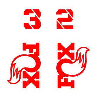 Pegatinas FOX 32