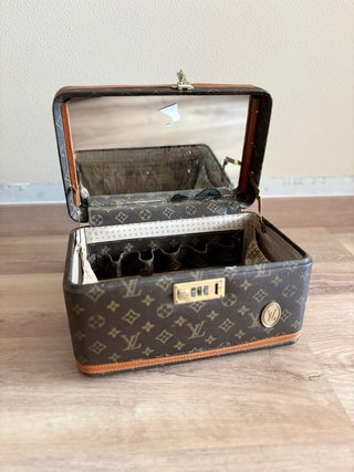 Maleta y neceser vintage Louis Vuitton