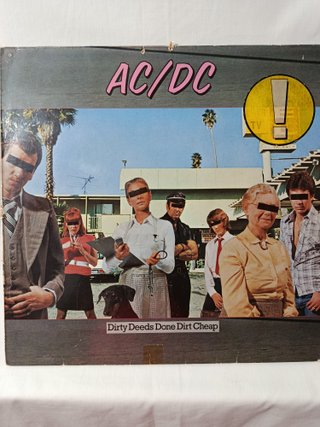 AC/DC Dirty Deeds Done Dirt Cheap LP Vinilo