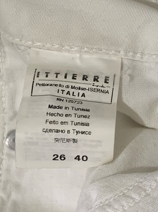 Jeans Fiorucci vintage bianchi