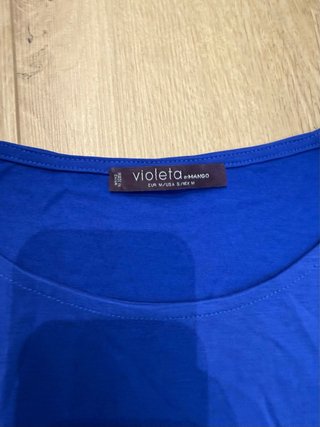 Camiseta Mango Violeta Curvy