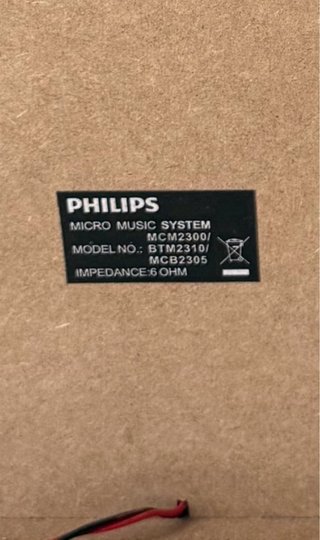 Altavoces Philips Negros