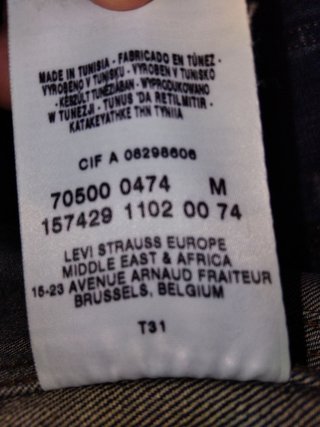 Chaqueta Vaquera Levi's Trucker 70500-0474 Talla M