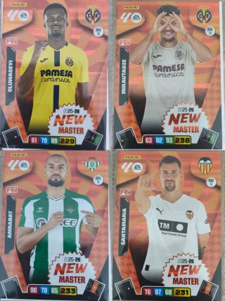 Panini Adrenalyn XL 2025-26 New Master Cards
