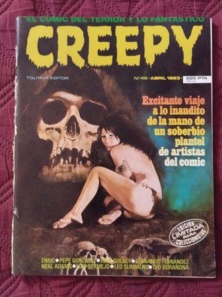 Revistas Creepy de cómics de terror y fantástico