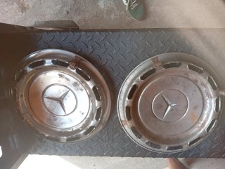 Tapacubos Mercedes W123 W114 W107 (7 unidades)