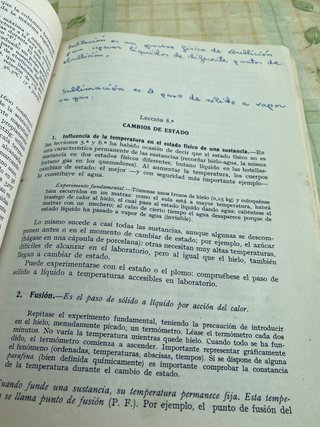 Fisica y química 3 curso Bachillerato plan 1967