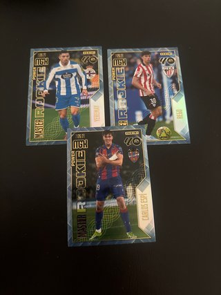 Lote 3 Cromos Panini MGK Master Rookie Power