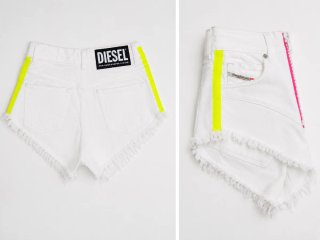 Shorts DIESEL Blancos Talla XS Nuevos