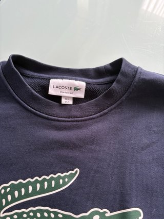 Sudadera Lacoste Azul Original
