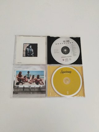 Lote 6 CDs: Pink Floyd, Simon, Marley, Supertramp