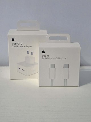 Cargador iPhone Dual 35w + Cable CC 240w Original