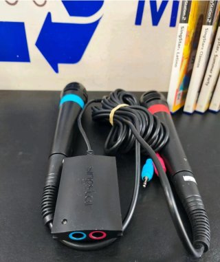 PS2 SingStar 4 Juegos + 2 Micros