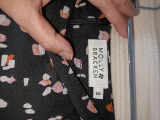 Falda estampada multicolor