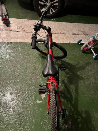 Bicicleta Roja BTWIN Rockrider