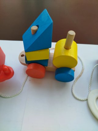 Tren y Puzzle Animales Fisher-Price