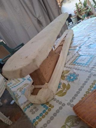 Tabla de planchar mangas antigua