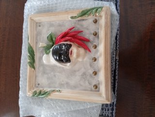 Decorazione Pulcinella artigianale
