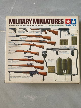 Tamiya 1/35 Set Armas USA 35121 Sellado