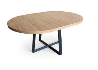 MESA EXTENSIBLE REDONDA  ESTILO INDUSTRIAL NUEVA