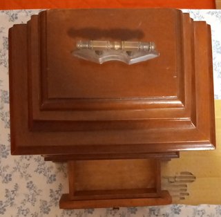 Orologio da tavolo in legno