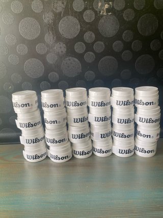 15 Wilson Pro Overgrip blancos para tenis padel