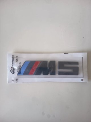 Logo BMW M5 Negro Brillo