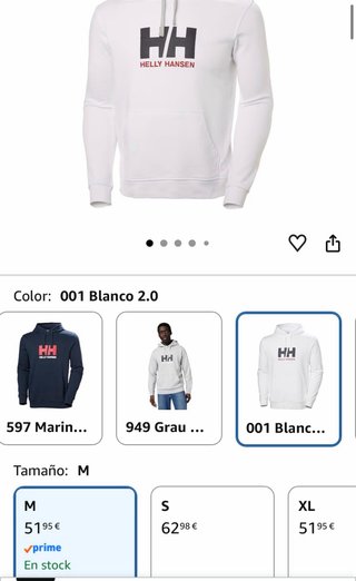 Sudadera Helly Hansen HH Blanca