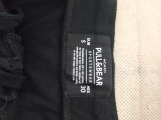 Pantalón negro hombre